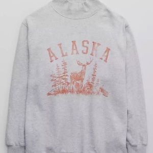 Aerie Cozy Mock Neck Sweater